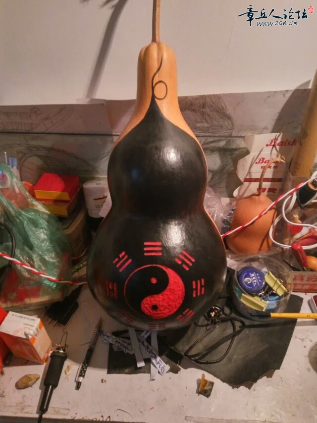 作品背面